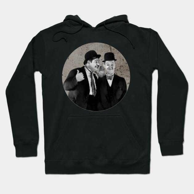 laurel and hardy classic comedy Hoodie by chokiBrownies